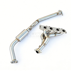 Colector de escape de acero inoxidable 304 para <span class=keywords><strong>Suzuki</strong></span> <span class=keywords><strong>Jimny</strong></span> 1.3 1.8 M13A M18A 2007-2017, tubo delantero de alto rendimiento para carreras - Product Image 3