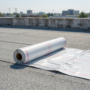 Tissu de toiture industriel en polypropylène et polyester non tissé, membrane imperméable pour la construction de toitures et de bâtiments - Product Image 3