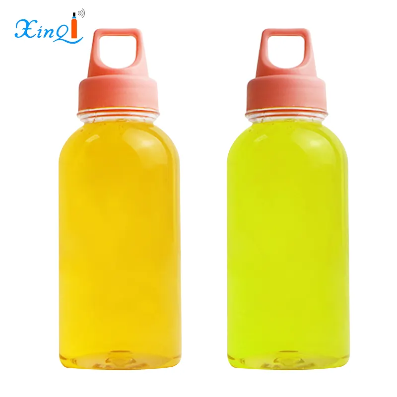 Botella de plástico PET para bebidas, envase reciclable de 350ml y 12oz para agua mineral