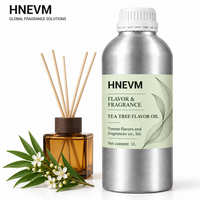 Huile Essentielle d'Arbre à Thé Certifiée pour Diffuseur à Bâtonnets, Matière Première, Recharge 1000ml, Haute Qualité, Échantillon Gratuit