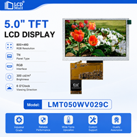 Écran LCD TFT transflectif de 5 pouces, résolution 800*RGB*480, panneau TN, interface RGB à 6 heures, module LCD