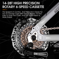 Nouveau Variable 18 vitesses 24 pouces VTT 6061 cadre en alliage d'aluminium jantes Double freins à disque vtt vélo