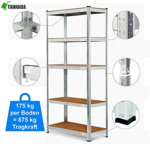 Toptan Ayarlanabilir Çelik Depo Rafları Dayanıklı Yer Tasarruflu <span class=keywords><strong>Metal</strong></span> Alet Rafları İşletmeler ve Garajlar İçin - Product Image 1