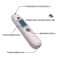 Microchip RFID para Mascotas, Perros y Gatos, Escáner de Temperatura FDX-B FDX-A 134.2kHz, Lector de Identificación y Rastreo de Animales