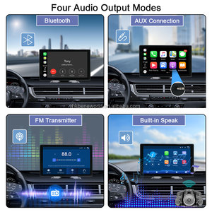 Portabel Universal Carplay nirkabel <span class=keywords><strong>Android</strong></span> Auto layar sentuh layar sentuh BT WIFI <span class=keywords><strong>Audio</strong></span> <span class=keywords><strong>Output</strong></span> Airplay Miracast untuk mobil Universal - Product Image 5