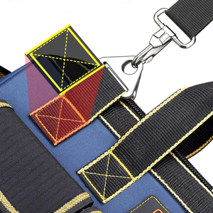 Sac à outils d'électricien portable de grande taille, épaissi, résistant à l'usure, en toile, multifonctionnel, avec fermeture éclair, sac à usage spécial - Product Image 3