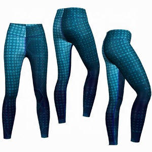 <b>Women's</b> High Waist Fitness Leggings Printed Gym Sport Yoga Pants Ladies Running <b>Trousers</b> Polyester Spandex Quick Dry - Product Image 4