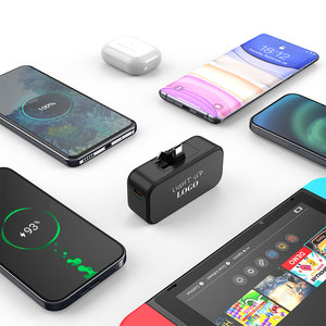 OEM ODM ชาร์จเร็ว PD 20W แบบเสียบปลั๊กมินิพาวเวอร์แบงค์4500มิลลิแอมป์<span class=keywords><strong>5000</strong></span>มิลลิแอมป์ต่อชั่วโมง USB-C สำหรับชาร์จโทรศัพท์แบบพกพา iPhone & <span class=keywords><strong>Samsung</strong></span> - Product Image 6