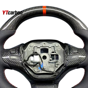 YTcarbon para <span class=keywords><strong>Duster</strong></span> Stepway MCV, piezas de automóvil, accesorios interiores de coche, volante de fibra de carbono Real personalizado - Product Image 2