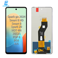 Écran LCD d'affichage de téléphone portable OEM pour Tecno Spark Go 2024 BG6 BG6M KJ5 P55 Plus P663L Pièces de rechange Garantie 1 an