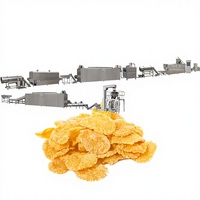 Nouvelle ligne de production de céréales pour petit-déjeuner, extrudeuse à double vis, équipement complet, four de cuisson, transformation de snacks multigrains