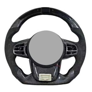 <span class=keywords><strong>Volant</strong></span> en <span class=keywords><strong>cuir</strong></span> et fibre de carbone pour Supra GR MKV A90 A91 Bull Demon King, mise à niveau et rénovation - Product Image 5