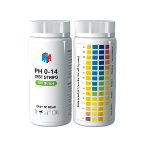 Bandelettes <span class=keywords><strong>de</strong></span> test <span class=keywords><strong>de</strong></span> pH pour le traitement des solutions aqueuses, très demandées, pour aquariums, <span class=keywords><strong>eau</strong></span> <span class=keywords><strong>du</strong></span> <span class=keywords><strong>robinet</strong></span> et piscines/bains à remous - Product Image 1