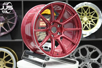 JJSEES Jantes de course forgées sur mesure légères de 18 à 22 pouces 5X114.3/112/120/100 pour voitures particulières Toyota BMW Honda Toyota