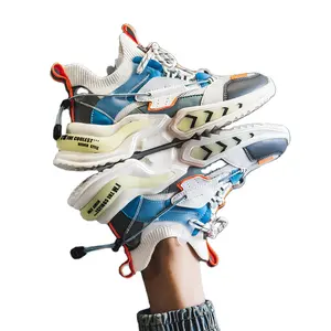 Tênis de caminhada, novos fornecedores da china sapatos casuais dos homens lace up sapatos leves confortáveis respiráveis de caminhada tênis de ar