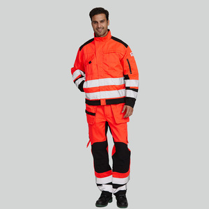 Conjunto de Ropa de Trabajo Ignífuga Xinke para Hombre, Ropa de Seguridad de Algodón de Alta Visibilidad, Tipo Dividido, para Uso en las Cuatro Estaciones - Product Image 3