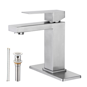 ก๊อกน้ำอ่างล้างหน้าแบบก้านเดียว นิเกิลขัดเงา คุณภาพสูง ไหลแรง - Product Image 5