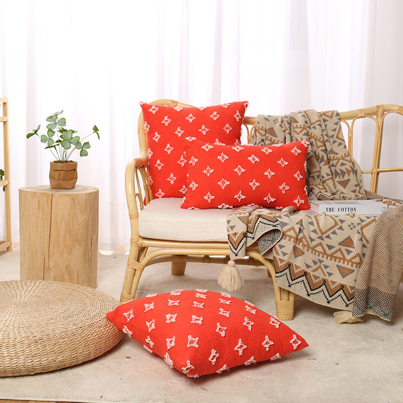 ดอกทานตะวันปุยสีส้มแดง