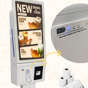 Kiosco Digital Interactivo de Autoservicio de 21.5/23.8/27/32 Pulgadas, Pantalla LCD Pequeña, Kiosco de Autoservicio para Restaurantes de Comida Rápida - Product Image 3