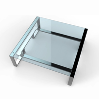 Table basse moderne et écologique avec plateau en acier inoxydable pour hôtel et salon - Vente de meubles