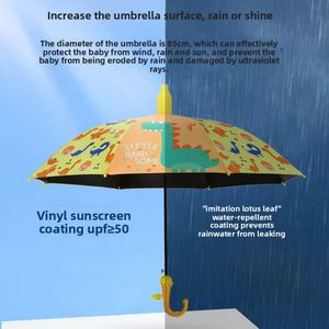Parapluie pour enfants, garçons, filles, élèves du primaire, maternelle, bébés, mignon, ultra-léger, automatique, sûr, impression de logo - Product Image 2