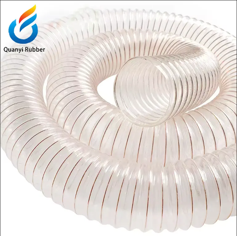 Global Best-selling Flame Retardant Polyurethane Hose Mechanical Flexible Pu Dustproof Ventilation Pipe Light Weight Hose