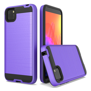 Cover posteriore per telefono con superficie metallica spazzolata antigraffio per <span class=keywords><strong>Huawei</strong></span> <span class=keywords><strong>Y5</strong></span> Y9 Prime Y8S Y9P Y5P - Product Image 4