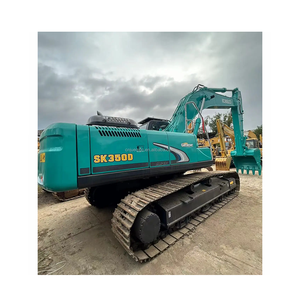รถขุดไฮดรอลิก Kobelco SK350 มือสองจากญี่ปุ่น รุ่น SK350-8 เครื่องยนต์ Isuzu เกียร์ มอเตอร์ ขายดี ยอดนิยม - Product Image 2