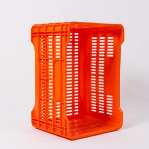 Agriculture Récolte Baksets Paniers De Fruits Conteneurs De Stockage Heavy Duty Empilable Ventilé Transport Mobile Totes Caisses En Plastique - Product Image 6