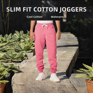 Wholesale Fashion Washed <b>Jogger</b> Trouser Men's Pants Breathable 100% Cotton Sweatpants Comfortable Streetwear <b>Slim</b> Fit Mid - Product Image 2