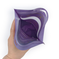 Sachet Doypack Personnalisé avec Impression Couleur et Design Holographique, Fermeture Zippée, Anti-odeur, en Plastique PET+CPP de Qualité Alimentaire, pour Emballage de Cartes et Jouets