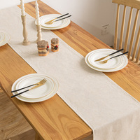 Nappe de table en lin de couleur unie moderne de Style Ins pour la couverture de table de mariage de fête d'hôtel à la maison