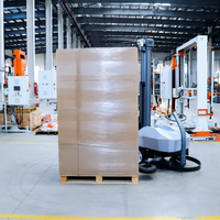 Machine d'emballage automatique de palettes, robot intelligent autopropulsé, pré-étirement à 300 %, fournisseur CE OEM