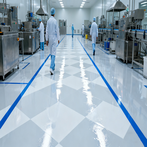 High Gloss Self Leveling Epoxy Paint Wear Resistant Seamless <b>Floor</b> Coating Easy Clean Brush or <b>Roller</b> - Product Image 3
