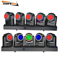 Marslite 5x80W Lyre LED mobile 5 yeux pour scène et discothèque, éclairage DJ