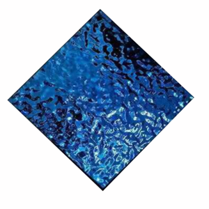 Colorido techo ondas de agua hoja de acero inoxidable decorativa 304 Panel de pared de Metal para Hotel KTV - Product Image 3