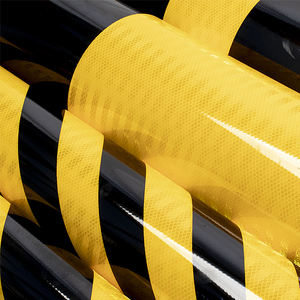 Haute visibilité croix sergé nid d'abeille motif réfléchissant vinyle autocollant imprimable PET ingénierie qualité EGP camion marquage routier - Product Image 5