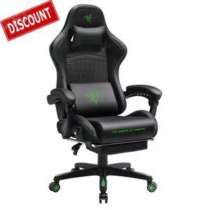 <span class=keywords><strong>Razer</strong></span> <span class=keywords><strong>Ergonomic</strong></span> không trọng lực Gamer đua ghế biểu tượng tùy chỉnh chất lượng cao massage làm mát máy tính có thể điều chỉnh chiều cao chơi game ghế - Product Image 1
