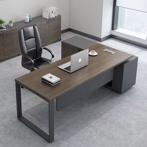 Muebles de Oficina Comerciales al por Mayor, Mesa de Oficina con Gran Espacio de Almacenamiento, Escritorio Moderno en Forma de L para Gerente, <span class=keywords><strong>Director</strong></span> o Jefe - Product Image 2