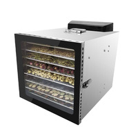 Déshydrateur de fruits et légumes secs, séchoir flash avec 10 couches, 16 sol, ml