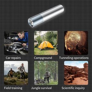 Linterna LED USB Recargable de Alta Potencia y Largo Alcance para Camping, Precio de Fábrica - Product Image 6