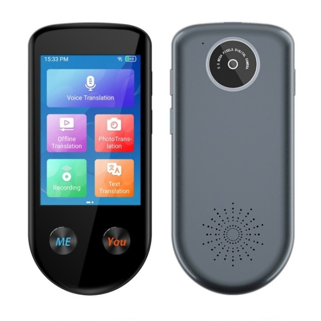 2024 New Arrivals V600S WiFi AI Smart Translator 3.5-inch Touch Screen Voice Translator Offline Photo Translation Machine