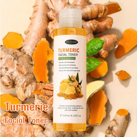 Tonique Visage Bio au Curcuma et Vitamine C Hydratant, Éclaircissant et Nourrissant pour Tous Types de Peaux – Marque Blanche