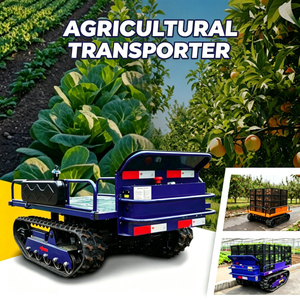 Transporteur agricole sur chenilles télécommandé personnalisé de 2000 kg pour le transport de fruits et légumes en verger et ferme - Product Image 3