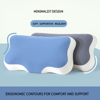 Oreiller cervical ergonomique en mousse à mémoire de forme à récupération lente, soutien du cou, oreiller de lit profilé pour dormeurs sur le côté, le dos et le ventre