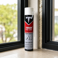 Colle mastic polyuréthane résistante aux intempéries 750ml séchage rapide haute dureté pour l'installation de portes en bois et la décoration intérieure