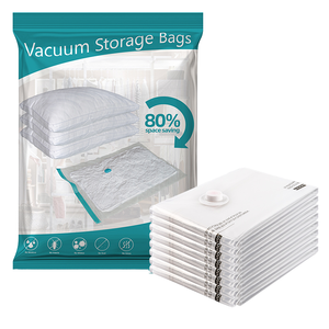 AirBaker Travel Vacuum Compression Storage <strong>Bag</strong> Foldable Dustproof Vacuum <strong>Bag</strong> Transparent Vacuum Storage <strong>Bags</strong> With Hand Pump - Product Image 1