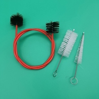Flexible Cleaning Brush Kit Eco-Friendly Brass Instruments Trumpet Cleaner Stainless Steel Nylon Strips Bottle Brush