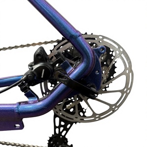 Vélo de montagne SpiritX 29 pouces en aluminium, freins à disque hydrauliques, pédalier creux 9 vitesses 40T, pneus 700x35C, confortable pour la route P100 - Product Image 4