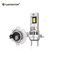 Ampoule de phare LED Q66S H7 80W 10000LM 6500K IP65, puces LED de qualité automobile, DC12-16V pour voiture, Plug&Play avec ventilateur de refroidissement, 1 pièce